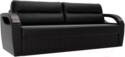 Диван Лига Диванов Форсайт / 100770 (экокожа черный)