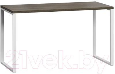 Письменный стол Loftyhome Лондейл 1 / LD040106 (серый с белым основанием)