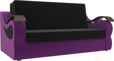 Диван Mebelico Меркурий 222 / 106362 (140, вельвет черный/фиолетовый)