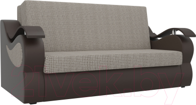 Диван Mebelico Меркурий 222 / 106366 (140, корфу 02/экокожа коричневый)