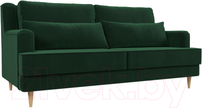 Диван Лига Диванов Джерси 231 / 105407 (велюр зеленый)