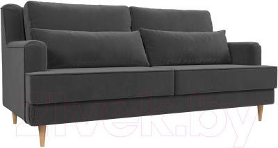 Диван Лига Диванов Джерси 231 / 105409 (велюр серый)