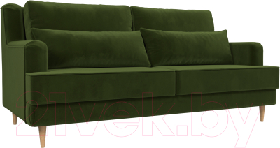 Диван Лига Диванов Джерси 231 / 105413 (микровельвет зеленый)