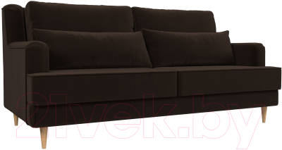 Диван Лига Диванов Джерси 231 / 105414 (микровельвет коричневый)