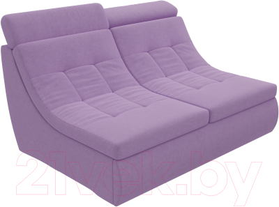 Диван Лига Диванов Холидей Люкс модульный 234 / 105616 (микровельвет сиреневый)