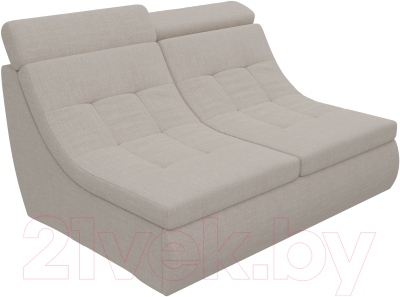 Диван Лига Диванов Холидей Люкс модульный 234 / 105619 (рогожка бежевый)