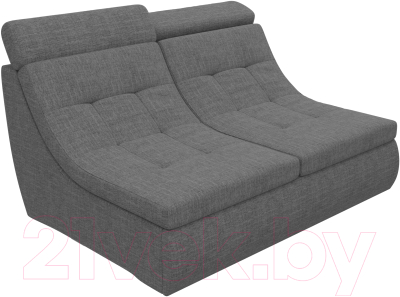 Диван Лига Диванов Холидей Люкс модульный 234 / 105621 (рогожка серый)