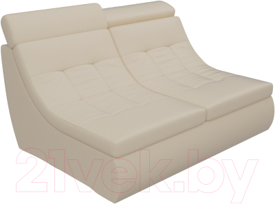 Диван Лига Диванов Холидей Люкс модульный 234 / 105622 (экокожа бежевый)