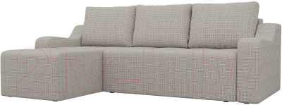 Диван угловой Лига Диванов Элида 242 левый / 108691 (корфу 02)