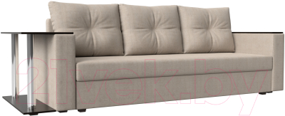 Диван Mebelico Атланта Лайт стол слева 312 / 112487 (рогожка, бежевый)