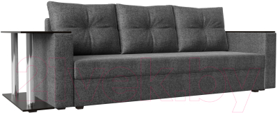 Диван Mebelico Атланта Лайт стол слева 312 / 112489 (рогожка, серый)