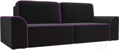 Диван Mebelico Вилсон 260 / 107230 (микровельвет, черный)