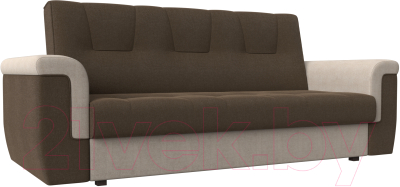 Диван Mio Tesoro Равенна 267 (рогожка, коричневый/бежевый)