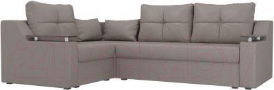 Диван угловой Лига Диванов Кронос 270 левый (рогожка бежевый)