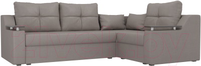 Диван угловой Лига Диванов Кронос 270 правый (рогожка бежевый)