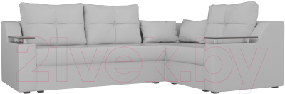 Диван угловой Лига Диванов Кронос 270 правый (экокожа белый)