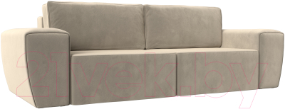 Диван Mebelico Беккер 273 / 108526 (микровельвет, бежевый)