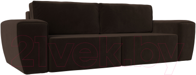 Диван Mebelico Беккер 273 / 108530 (микровельвет, коричневый)