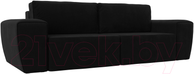 Диван Mebelico Беккер 273 / 108533 (микровельвет, черный)