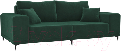 Диван Mebelico Льюес 275 / 108595 (велюр, зеленый)