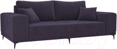 Диван Mebelico Льюес 275 / 108599 (велюр, фиолетовый)