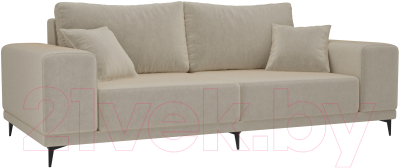 Диван Mebelico Льюес 275 / 108601 (микровельвет, бежевый)