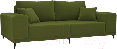 Диван Mebelico Льюес 275 / 108603 (микровельвет, зеленый)