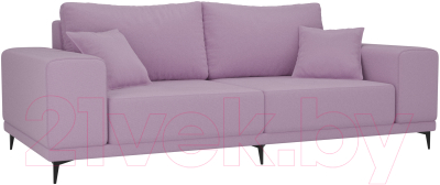 Диван Mebelico Льюес 275 / 108606 (микровельвет, сиреневый)