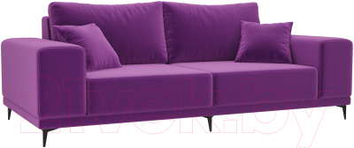 Диван Mebelico Льюес 275 / 108607 (микровельвет, фиолетовый)