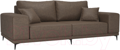 Диван Mebelico Льюес 275 / 108610 (рогожка, коричневый)