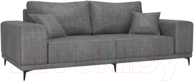 Диван Mebelico Льюес 275 / 108611 (рогожка, серый)