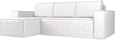 Диван угловой Mebelico Куба 277 левый / 108663 (экокожа, белый)