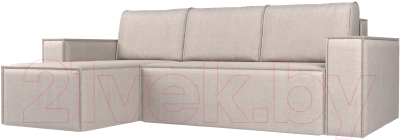 Диван угловой Mebelico Куба 277 левый / 108659 (рогожка, бежевый)