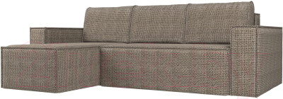 Диван угловой Mebelico Куба 277 левый / 108667 (корфу 03)