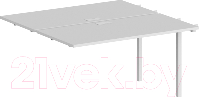 Стол-приставка Norden 280x143.8x75 /:SG.215.WH.44.WH (белый)