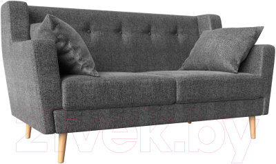 Диван Mebelico Брайтон 281 2-х местная / 108932 (рогожка, серый)