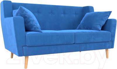 Диван Mebelico Брайтон 281 2-х местная / 108916 (велюр, голубой)