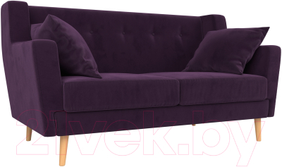 Диван Mebelico Брайтон 281 2-х местная / 108920 (велюр, фиолетовый)