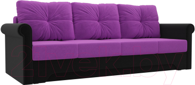 Диван Mebelico Европа / 28290 (микровельвет, фиолетовый/черный)