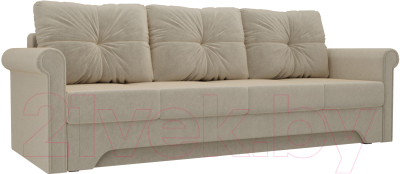 Диван Mebelico Европа / 28291 (микровельвет, бежевый)