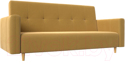 Диван Mebelico Вест 286 / 108719 (микровельвет, желтый)