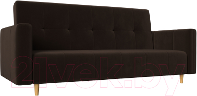 Диван Mebelico Вест 286 / 108722 (микровельвет, коричневый)