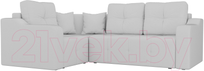 Диван угловой Mebelico Кембридж 288 левый / 108830 (экокожа, белый)