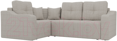 Диван угловой Mebelico Кембридж 288 левый / 108833 (корфу 02)