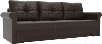 Диван Mebelico Европа / 29235 (экокожа, коричневый)