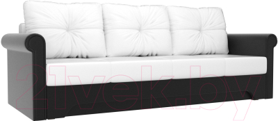 Диван Mebelico Европа / 29237 (экокожа, белый/черный)