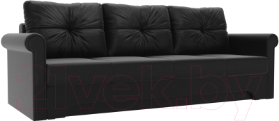 Диван Mebelico Европа / 29238 (экокожа, черный)