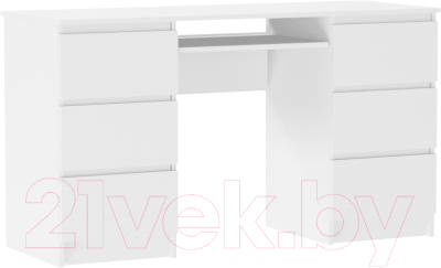 Письменный стол ДСВ Мори МС-2 (белый)
