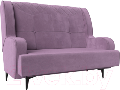 Диван Mebelico Неаполь 2-х местный (микровельвет сиреневый)