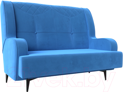 Диван Mebelico Неаполь 2-х местный (велюр голубой)
